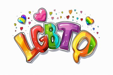 LGBTQ Pride spellbinding. Rainbow lgbtq+ in boycotts colorful gender spaces diversity Flag. Gradient motley colored embroidery LGBT rights parade festival wrinkle diverse gender illustration - obrazy, fototapety, plakaty