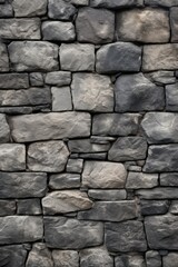 Black and white photo of a stone wall, suitable for architectural projects