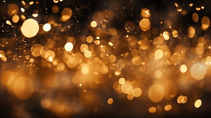 A bunch of lights shining in the dark, suitable for various designs