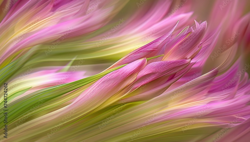 Aufkleber abstract spring background soft gradients of lavender and mint illuminated by gentle spring glow