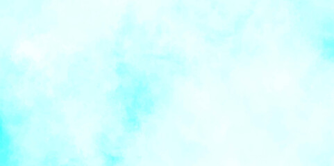 Abstract hand paint square stain watercolor background, watercolor abstract texture with white clouds and blue sky,  Light blue watercolor paper texture background with splashes.