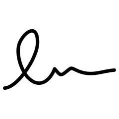 Random Autograph Signature Icon