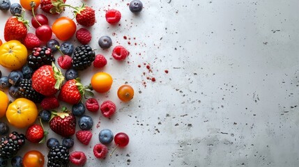 Vibrant Summer Fruits - Nutritious and Delicious Berry Mix