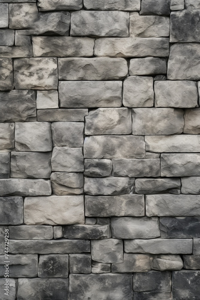 Poster detailed black and white photo of a stone wall. perfect for adding texture to design projects