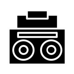 Audio Melody Music Glyph Icon