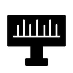 Money Chart Diagram Glyph Icon
