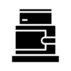 Wallet Credit Payment Glyph Icon