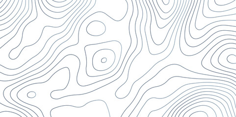 Topographic map background geographic line map .modern design with white background with topographic wavy pattern texture . vector illustration geographic contour map. - obrazy, fototapety, plakaty