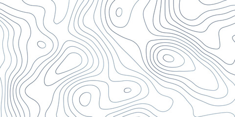 Topographic map background geographic line map .modern design with white background with topographic wavy pattern texture . vector illustration geographic contour map. - obrazy, fototapety, plakaty
