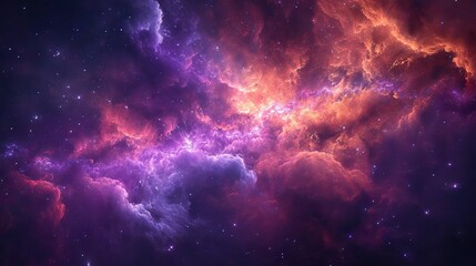 Cosmic nebula in deep space - obrazy, fototapety, plakaty