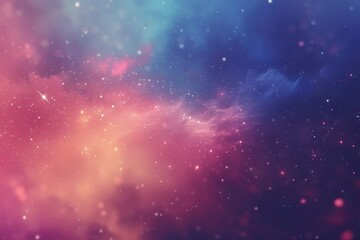 Obraz premium Cosmic dreamscape with colorful nebula background