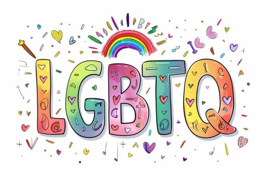LGBTQ Pride lesbian culture. Rainbow vibrant path colorful lgbtq+ promenade diversity Flag. Gradient motley colored faith LGBT rights parade festival rainbow route diverse gender illustration