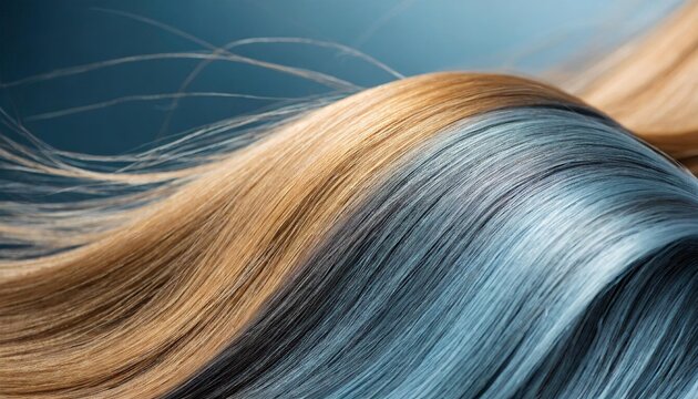 shiny texture luxurious hair