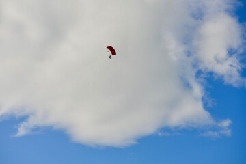 skydive in the sky
