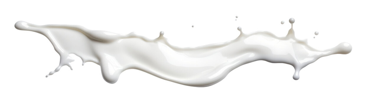 Splash of milk or cream, cut out