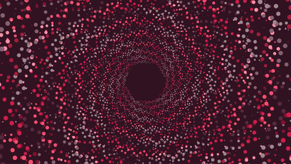 Abstract spiral round data cycle urgency vortex style creative style background.
