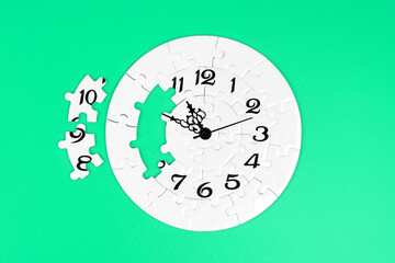 Clock Puzzle and Two Missing Pieces