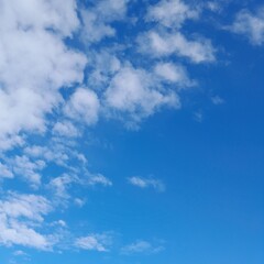 blue sky with clouds