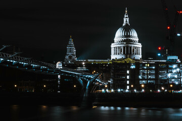 St Paul's at night