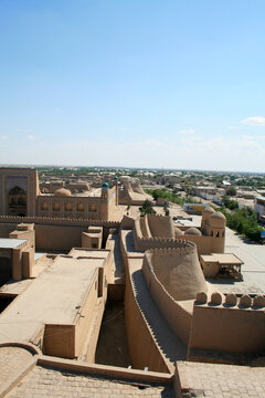 Historic city walls and city centre Khiva