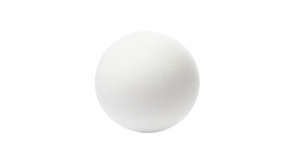 white sphere on transparent background.