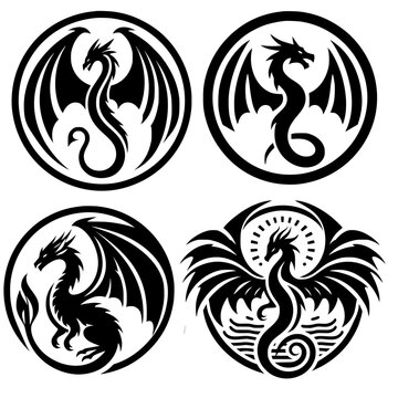 Dragon logo for your design