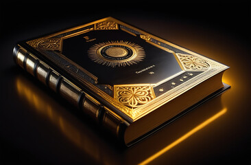 The book is golden, the golden bible, a book for reading beyond one's abilities.
