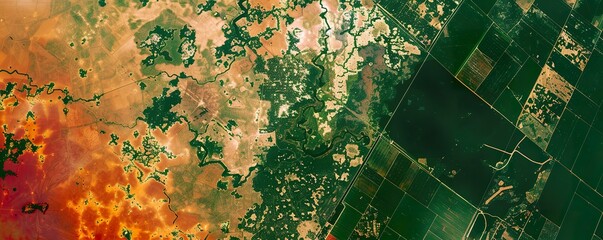 Satellite imagery analysis for crop health global view on local farming precision from space