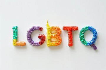 Fototapeta premium LGBTQ Pride razzmic berry. Rainbow alliance colorful disparate diversity Flag. Gradient motley colored lgbtq+ education LGBT rights parade festival lgbtq+ policies diverse gender illustration