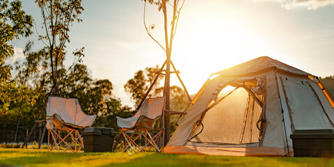 nature, tent, camp, landscape, summer, travel, adventure, mountain, sunset, camping. landscape is...