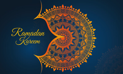 Creative Ramadan and luxury Mandala Design.