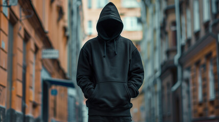 set of front and back view tee  hoodie