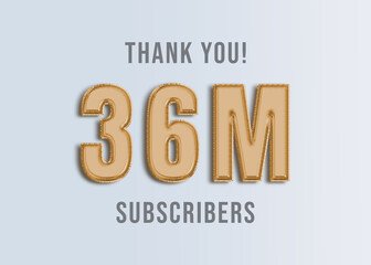 36M Youtube Subscirber Banner 