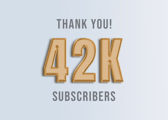 42K Youtube Subscirber Banner 