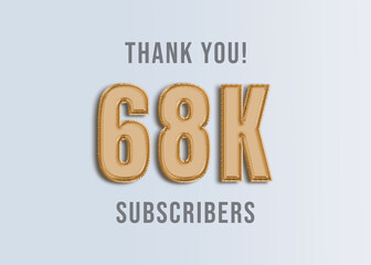 68K Youtube Subscirber Banner 