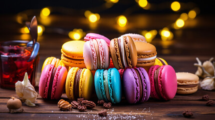 A Symphony of Sweetness Colorful Macarons
