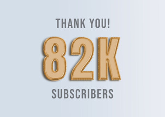 82K Youtube Subscirber Banner 