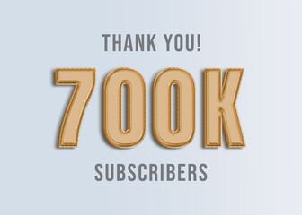 700K Youtube Subscirber Banner 