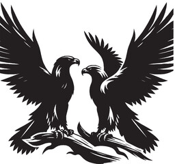 eagle silhouetee