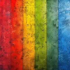 Vertical Grunge Rainbow Colored Texture Background