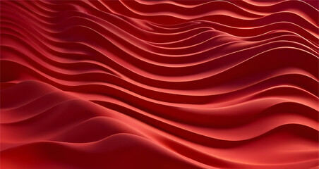 Obraz premium Abstract red wave background used for apps etc