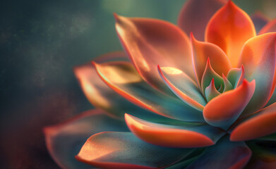 Macro Photography Revealing Succulent Details