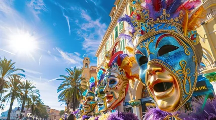 Deurstickers Nice Carnival's Guided City Tours © selentaori