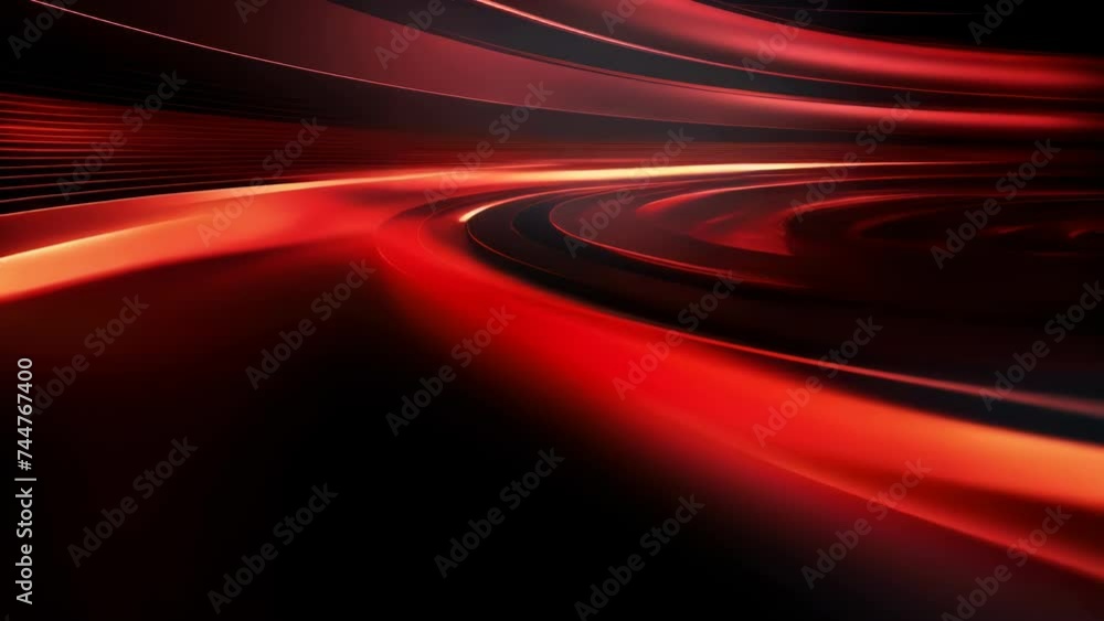 Aufkleber Abstract red and black background with a curve. Suitable for various design projects.