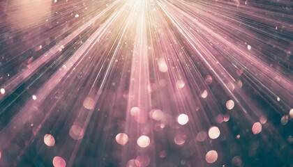 pink sparkle rays glitter lights with bokeh elegant lens flare abstract background vintage or retro tone background
