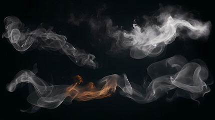 Fototapeta premium Abstract background of smoke or steam
