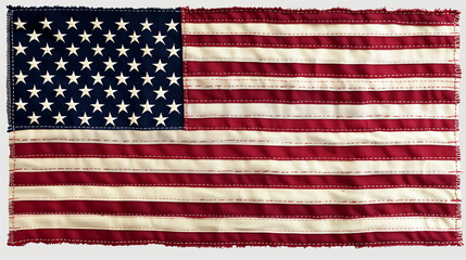 Fototapeta premium Patch of American flag