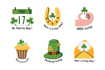 Stickers for St. Patrick's Day