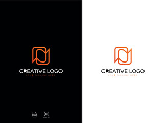 Alphabet O Modern Abstract Letter Logo