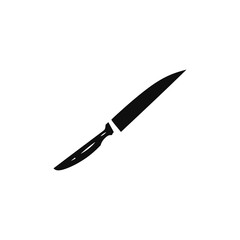Obraz premium knife vector silhouette